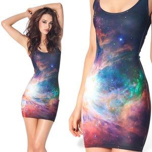 Black Milk Galaxy Rainbow Dress