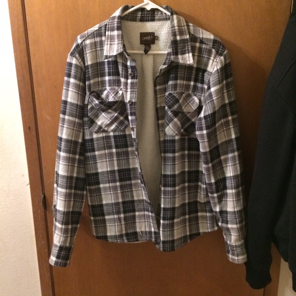 Fleece lined flannel
