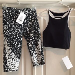 Fabletics Athletic Top and Capri Leggings