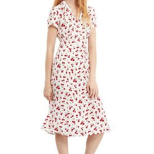 HVN morgan cherry dress