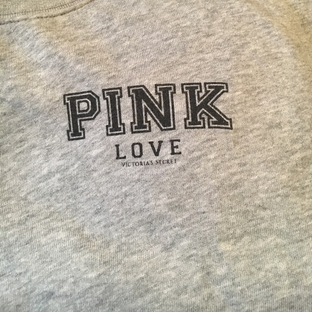 Vs pink crew neck