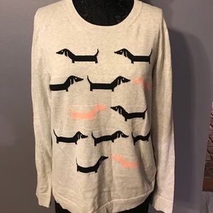 J crew dachshund sweater