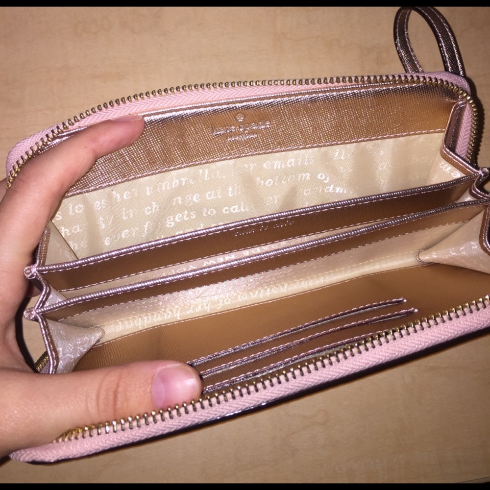 Kate spade ROSE GOLDEN wallet - Picture 3 of 3