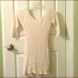 Cream Colored Charlotte Russe Dress