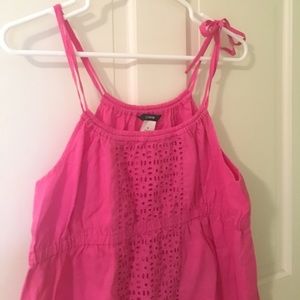 Hot pink sundress/cover up