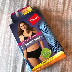 🆕 - Two Pair Hanes Tagless Low Rise Briefs