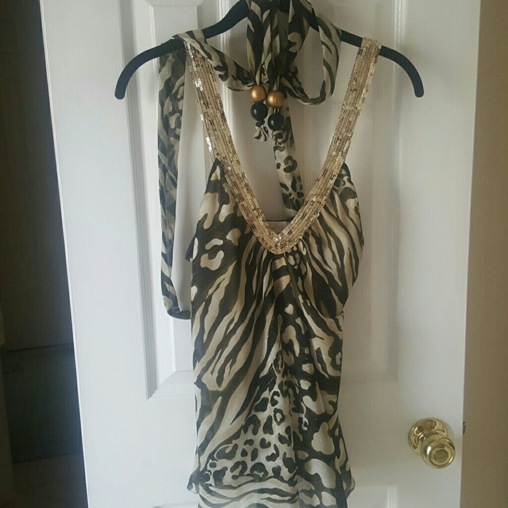 NWOT🐆 Tricia Fix Leopard Halter
