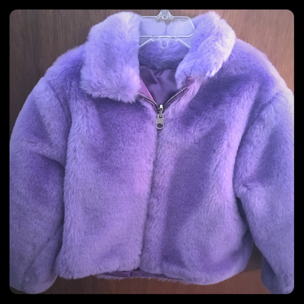 Girls Faux Fur Jacket