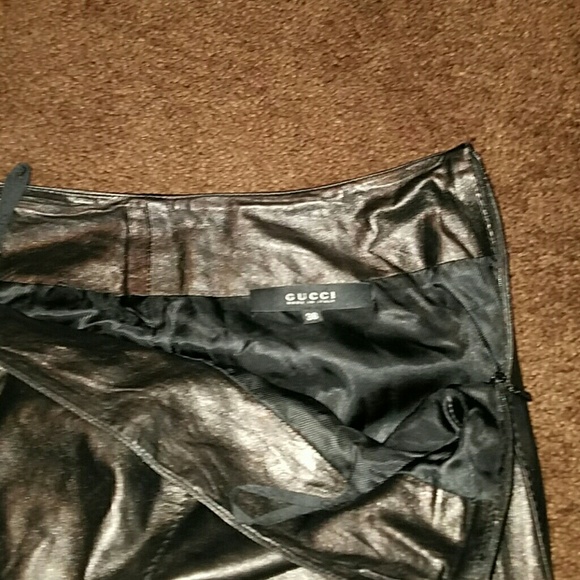 Authentic leather GUCCI SHIRT - Picture 3 of 4