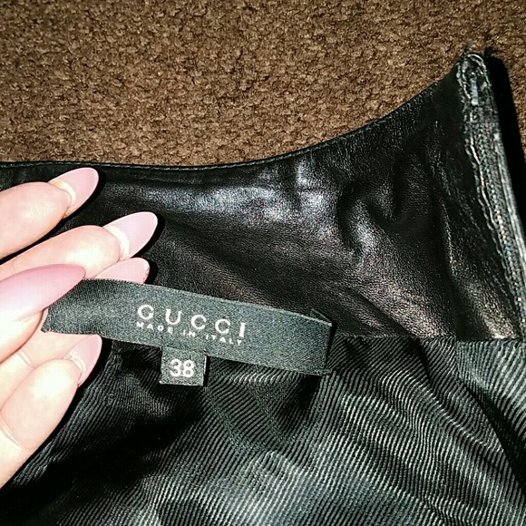 Authentic leather GUCCI SHIRT - Picture 4 of 4