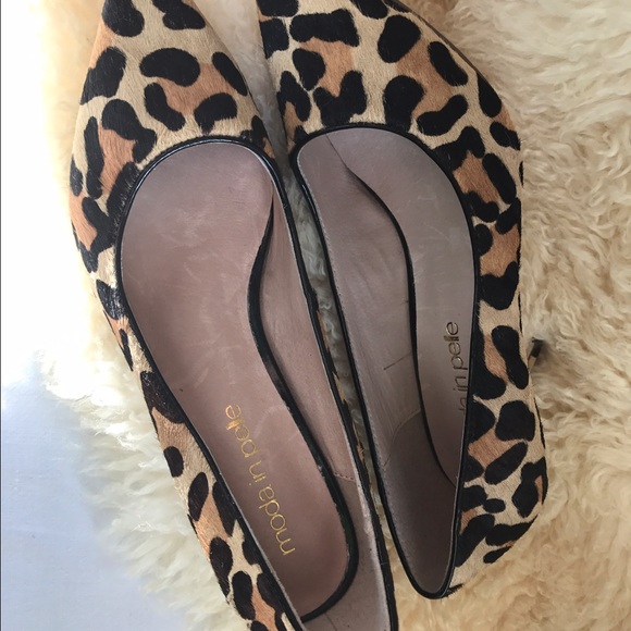 Pony hair leopard medium heels - Picture 2 of 4