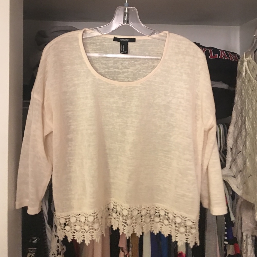 Three quarter sleeve shirt