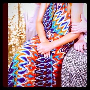 Beautiful,fun floor length maxi hippie dress