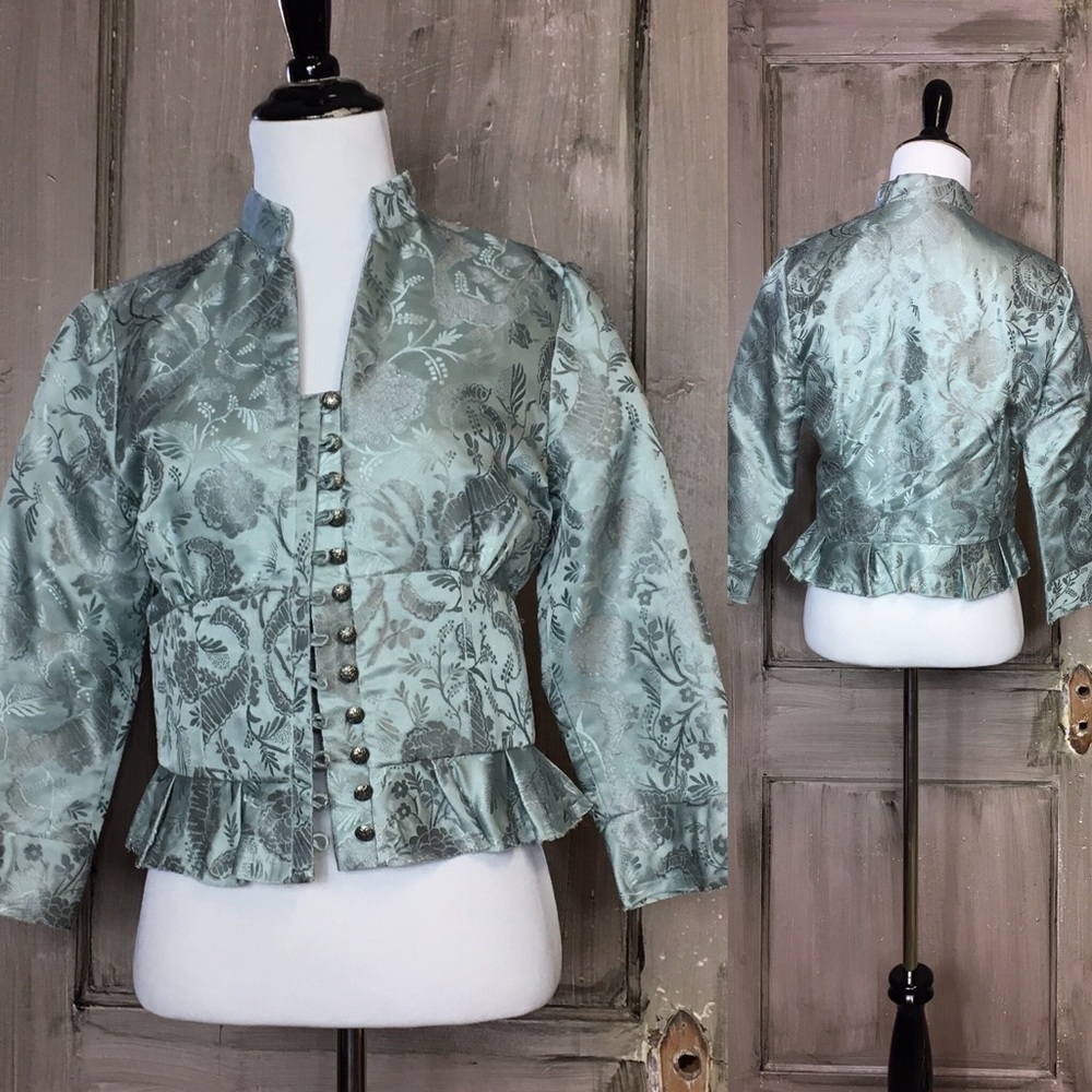 Silk Brocade Jacket Anthropologie