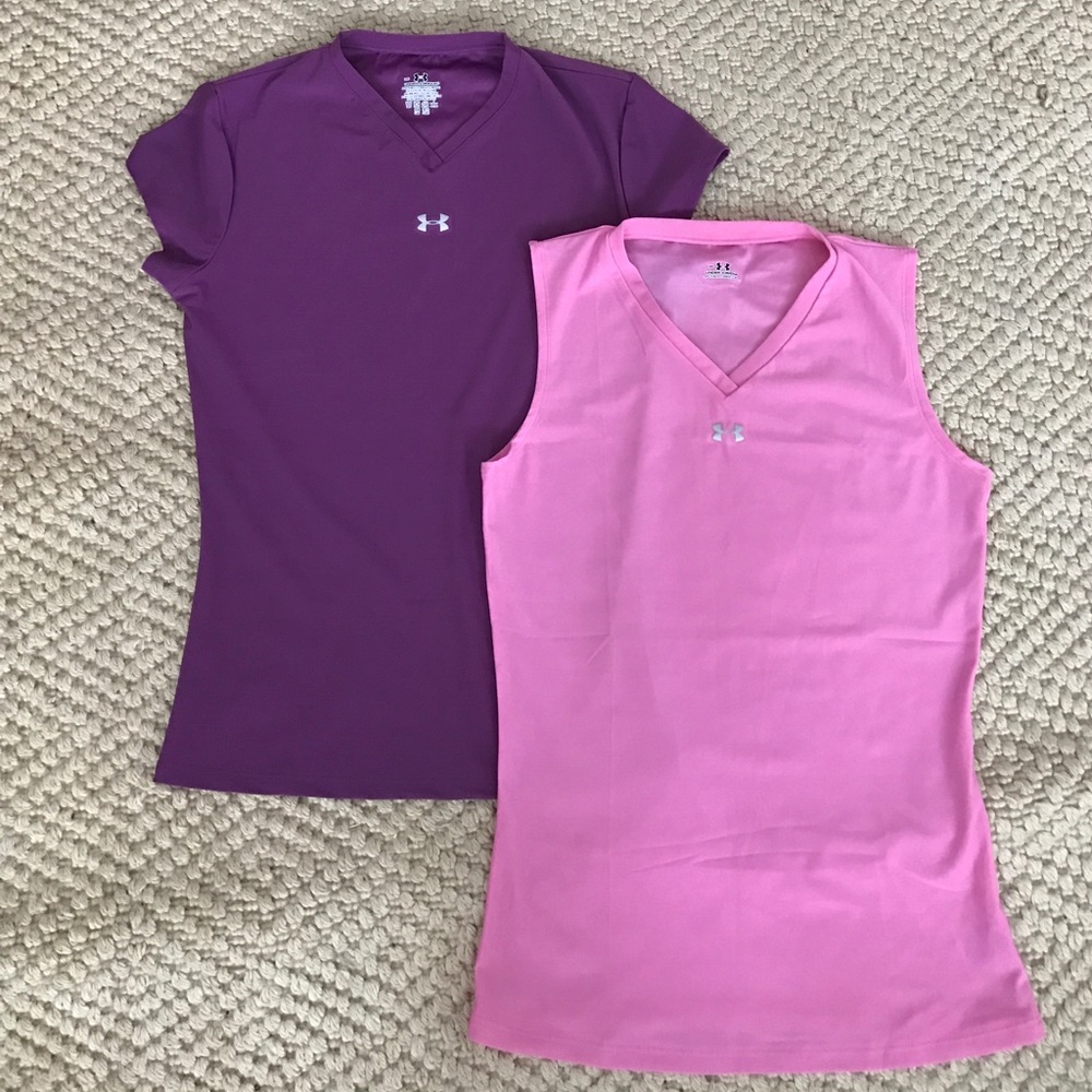 2 Under Amour fitted tops