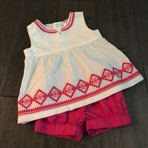 BABY tank top and shorts- two piece set