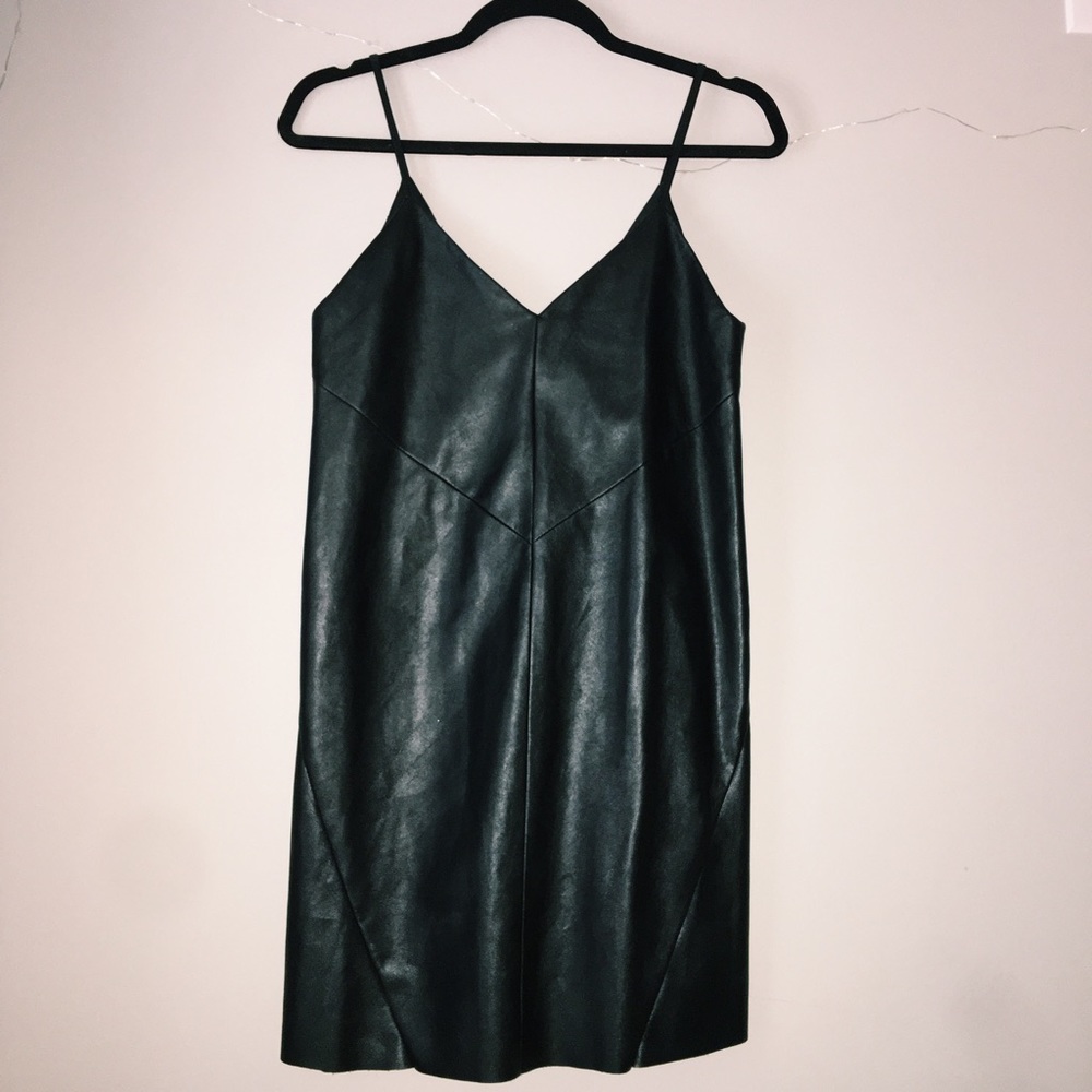H&M | Leather Dress