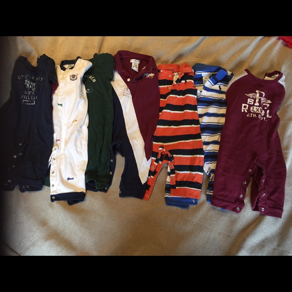 Ralph Lauren Baby Boy one-piece bundle (9 months)