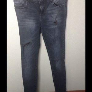 Zara distressed jeans