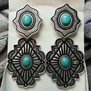 Avon Mark Convertable 2 Way Boho Style Earrings