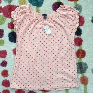 GapKids Pink/Orange Polka Dot Cotton Top