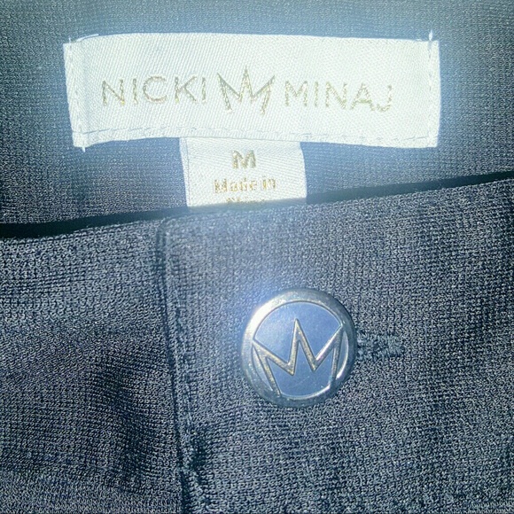 SOLD! Nicki Miraj Black Faux Leather Pants - Picture 3 of 7