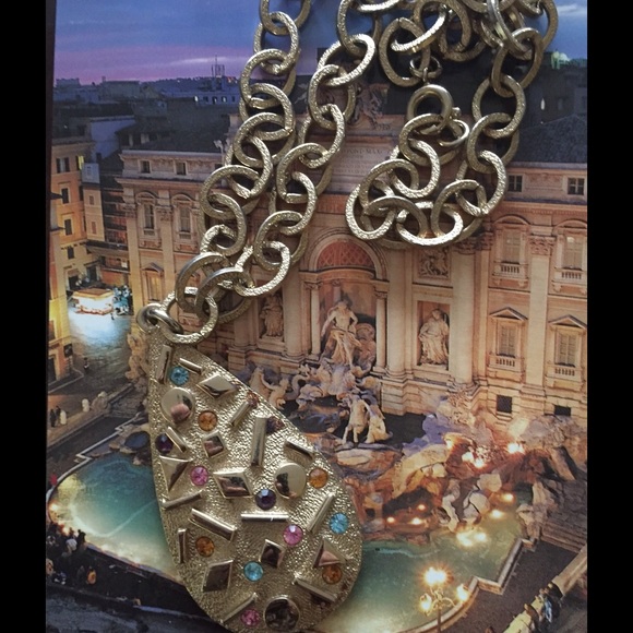 Sarah Coventry 1950's Fun Confetti Necklace - Picture 3 of 4