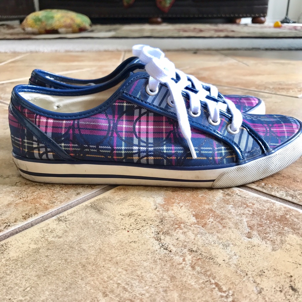 Coach Dee Multicolor Lace Up Shoes