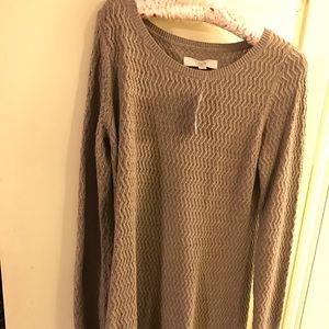 Loft Textured Sweater Dress