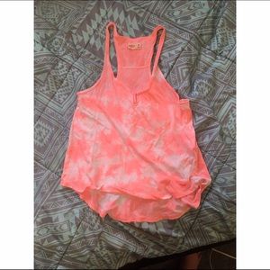 Medium Hollister Pink Tie-dye Tank