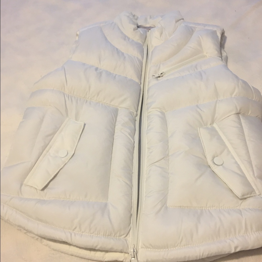 A white vest. Never been worn.