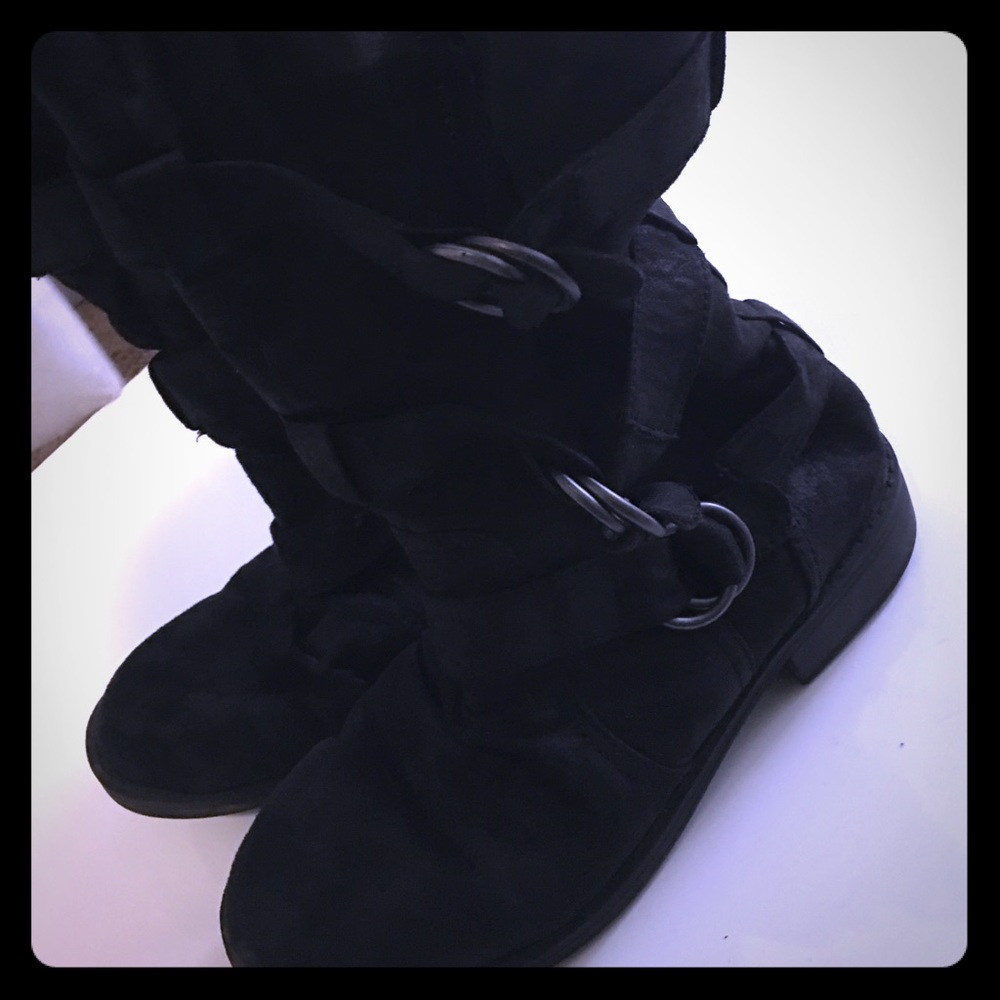 Roxy Black Utility Boots