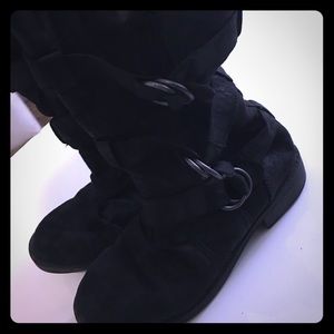 Roxy Black Utility Boots