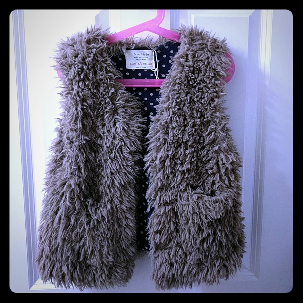 Shaggy vest
