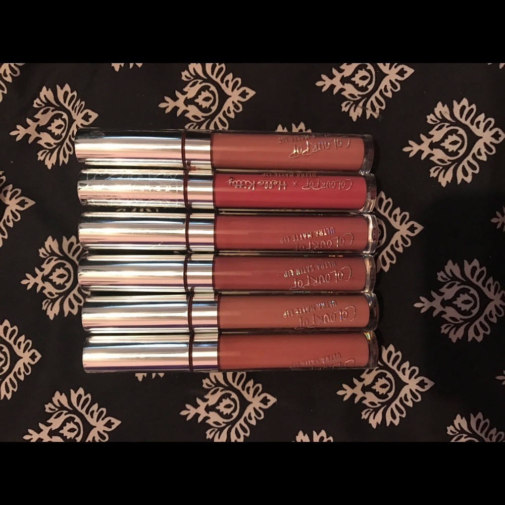 Colourpop ultra matte lip and one ultra satin lip