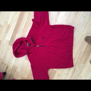 The North Face sweater red