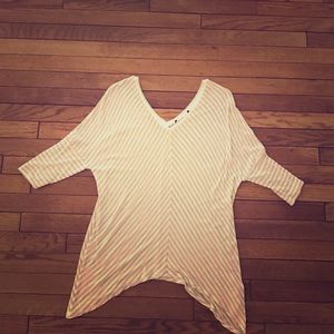 White House Black Market asymmetrical shirt