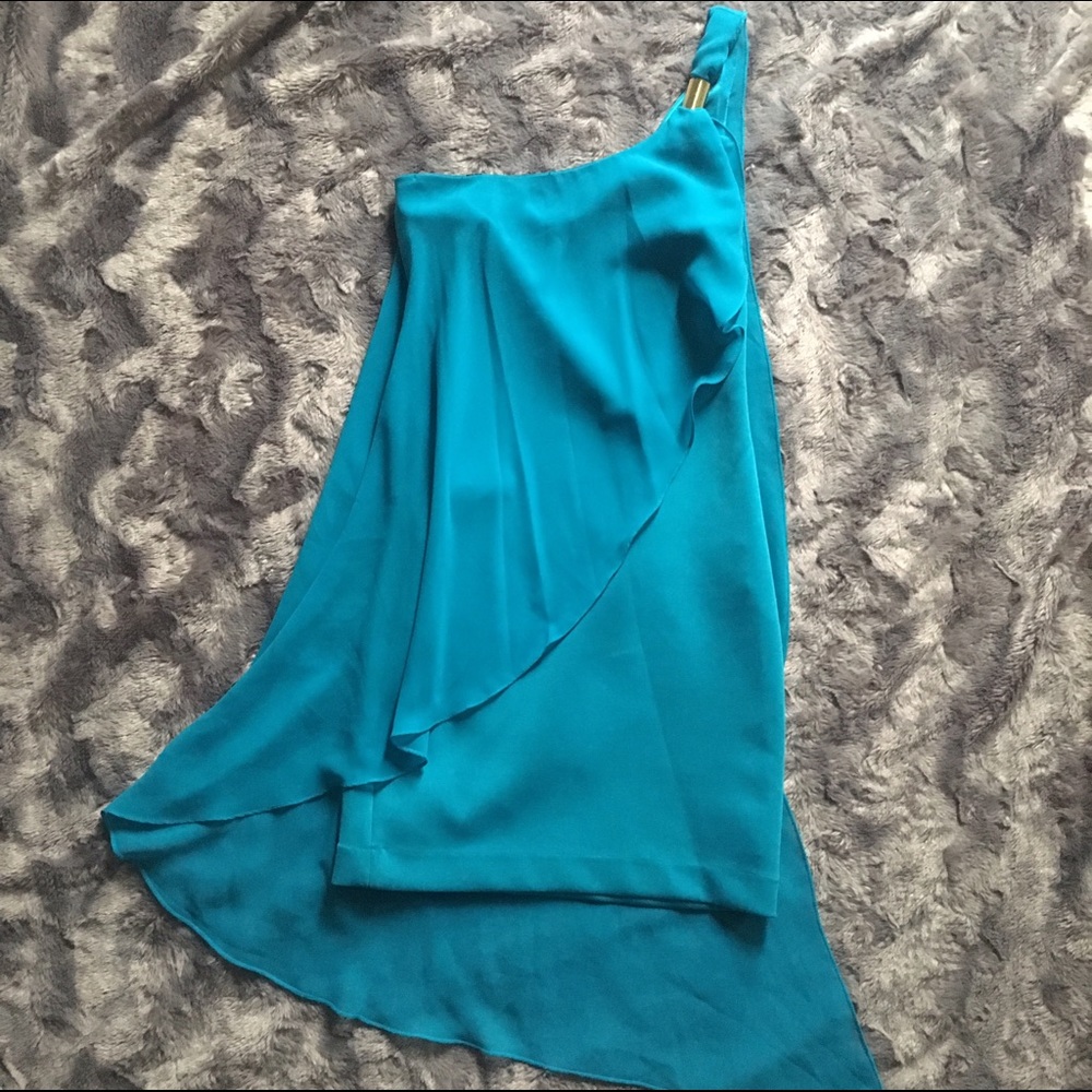 EUC Bebe Asymmetric Dress