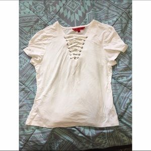 Hot Kiss Low-cut Shirt