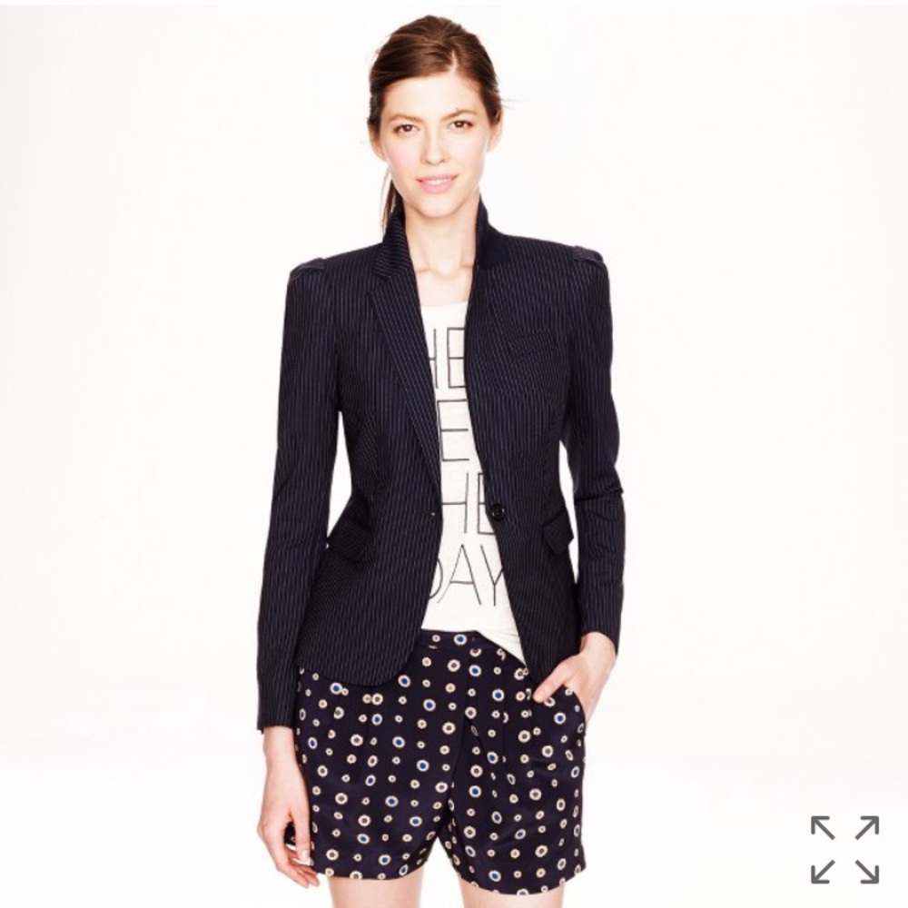 J.Crew Blazer in Pinstripe