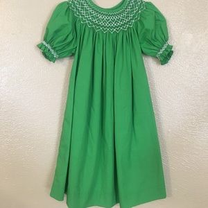 Bishop smocked dress