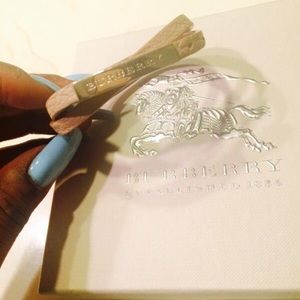 Gold plated wrap Burberry bracelet