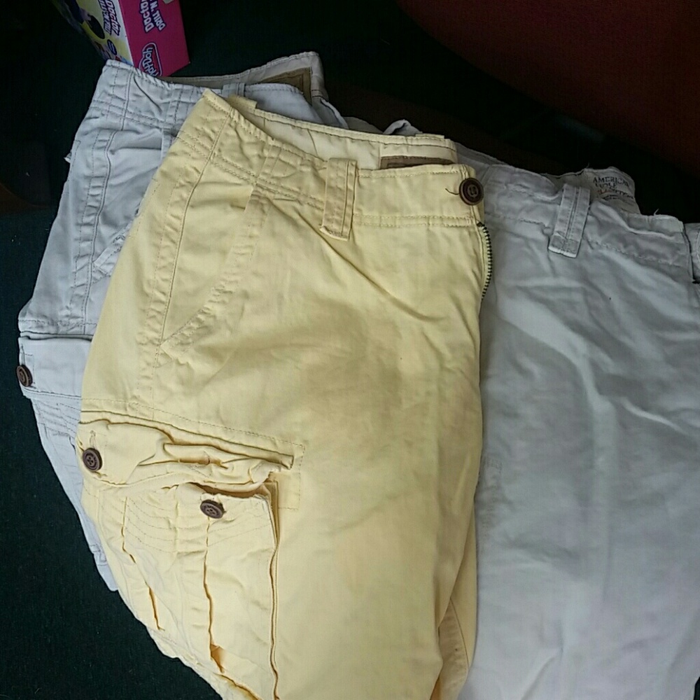 3 pairs of cargo shorts $15 each