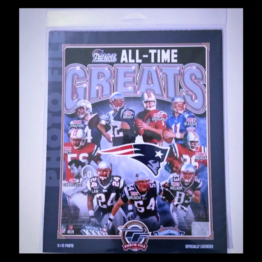 NEW ENGLAND PATRIOTS 8x10 Full Color Super Bowl