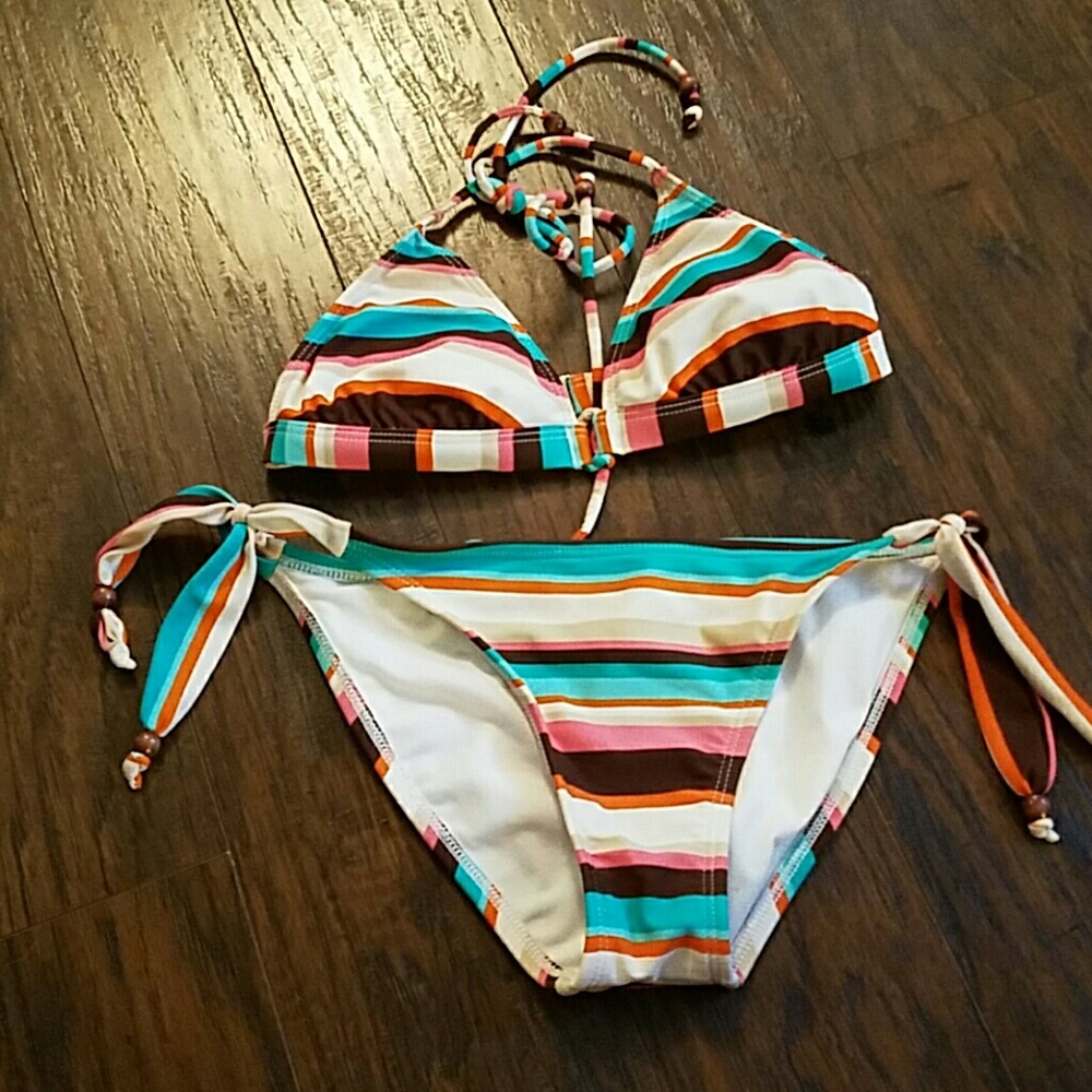 Hobie Striped Bikini