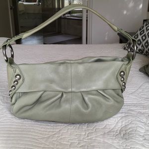 B Makowsky light green purse