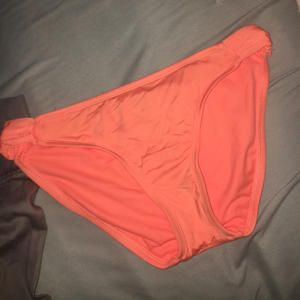 Orange bikini bottoms