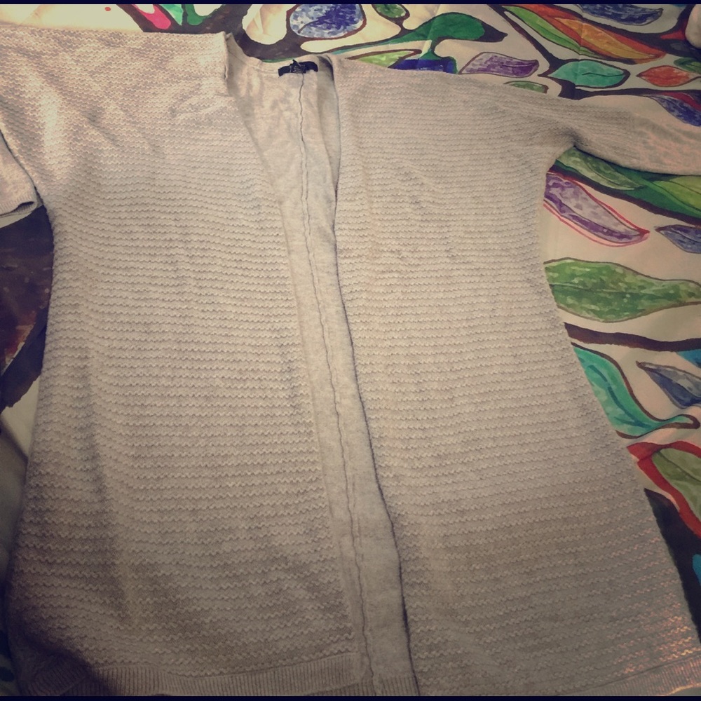 Tahari open front cardigan