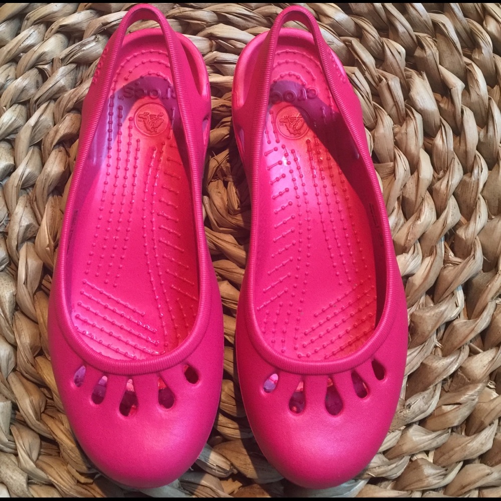 Hot pink Malindi Crocs