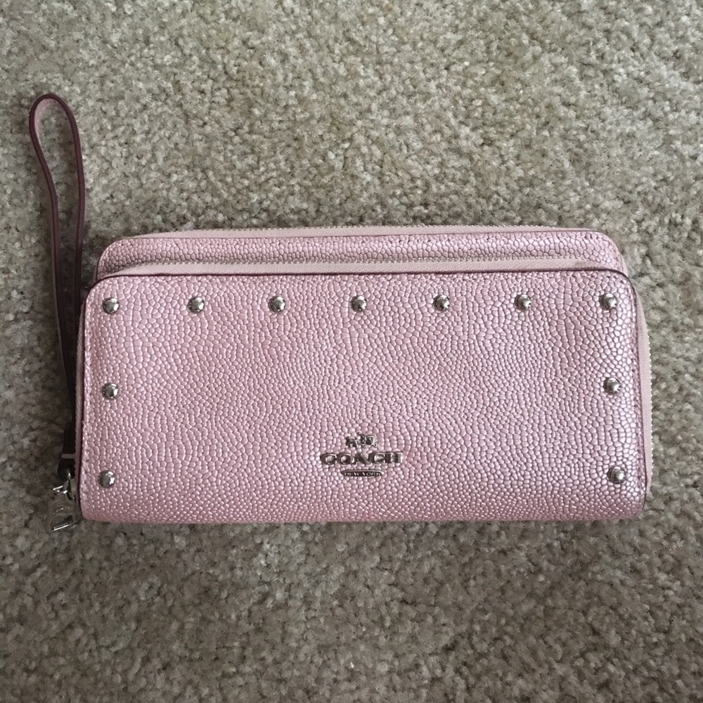 Pink Coach Wallet